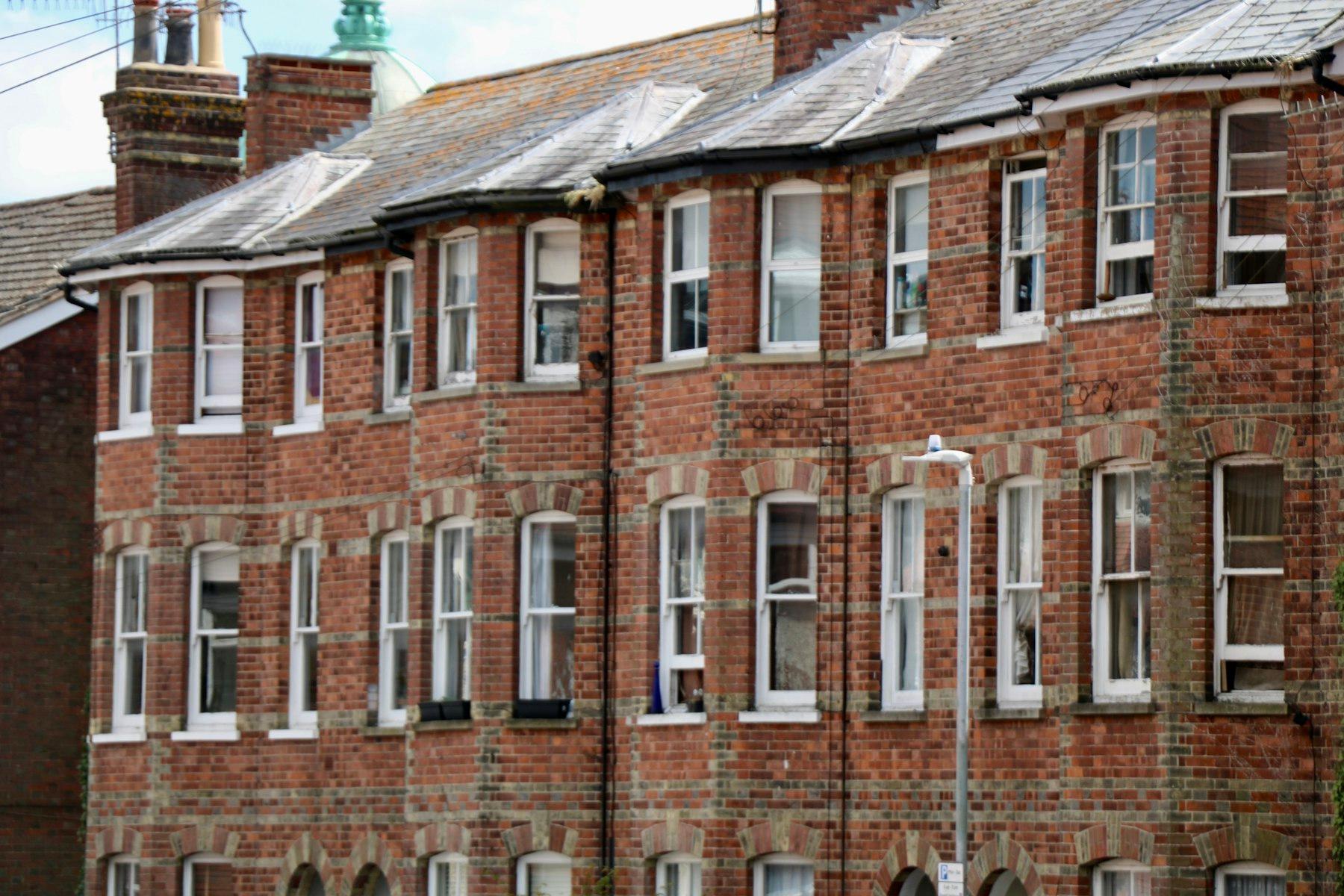 A Victorian brick terrace in Tunbridge Wells